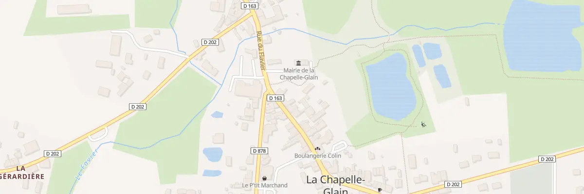 Plan du 1 Rue Principale à La Chapelle-Glain