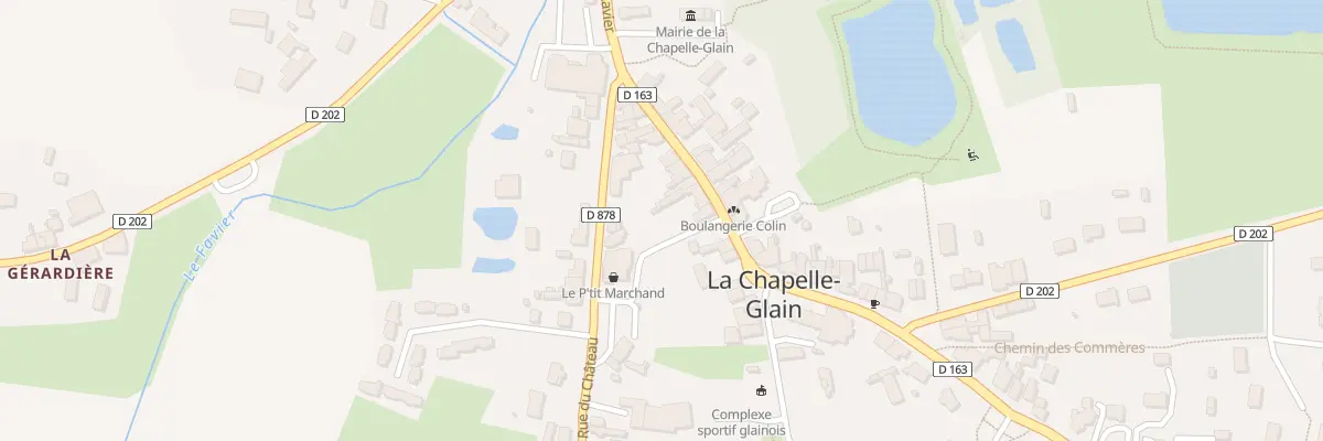 Plan du 12 Rue Principale à La Chapelle-Glain