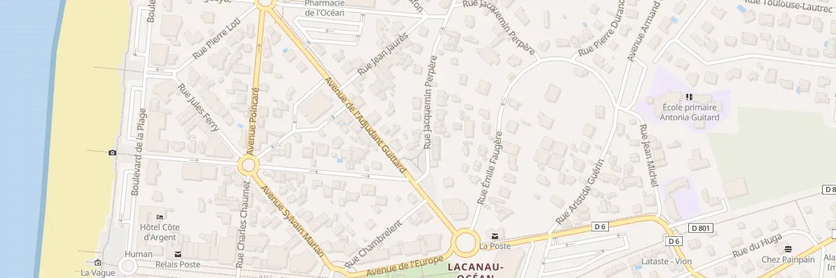 Plan du 1B Rue Jacquemin Perpere à Lacanau