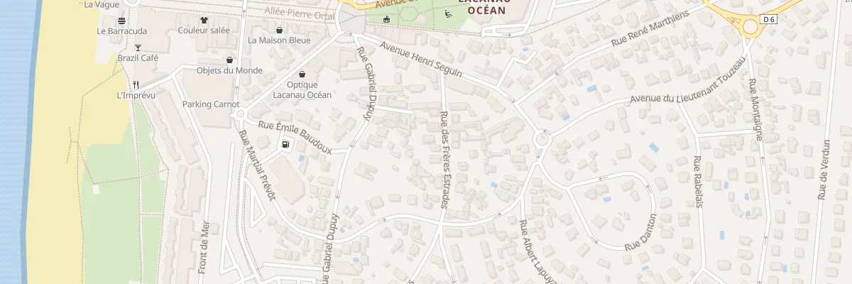 Plan du 18 Rue des Freres Estrade à Lacanau