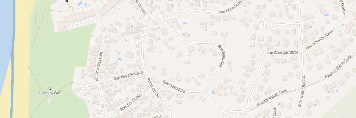 Plan du 8 Rue Beau-site à Lacanau