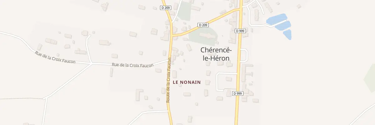 Plan du 3B Rte de la Croix-faucon à Chérencé-le-Héron