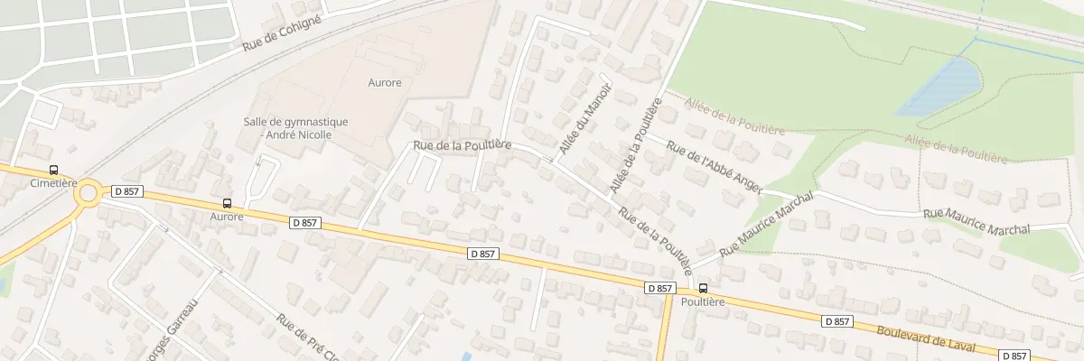 Plan du 14 Rue de la Poultière à Vitré