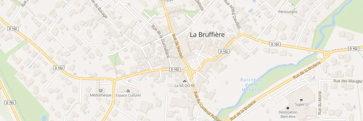 Plan du 24 Pl Jeanne d’Arc à La Bruffière