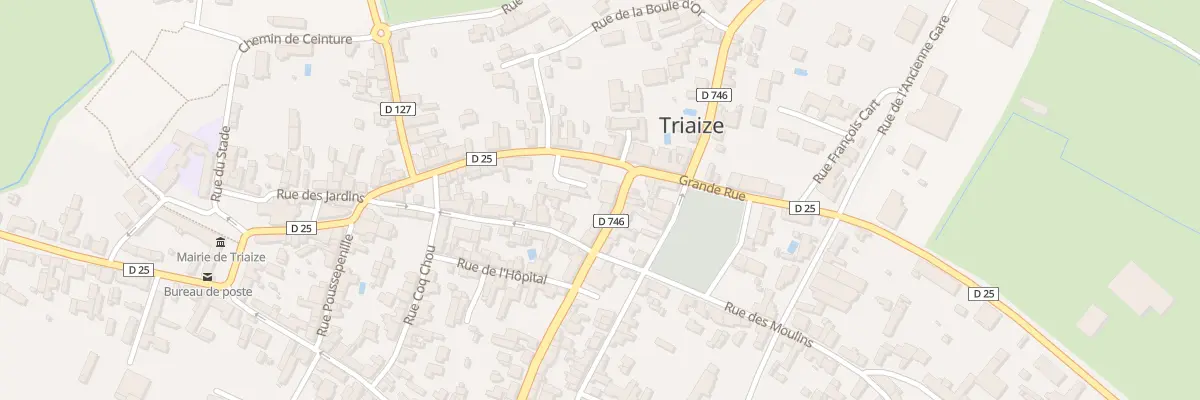 Plan du 2B Rue nationale à Triaize