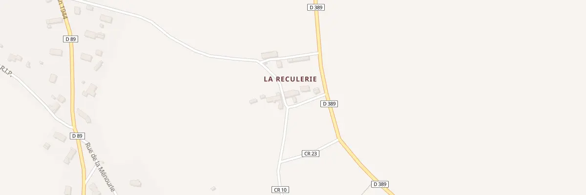 Plan du 3 La Reculerie à Graignes-Mesnil-Angot