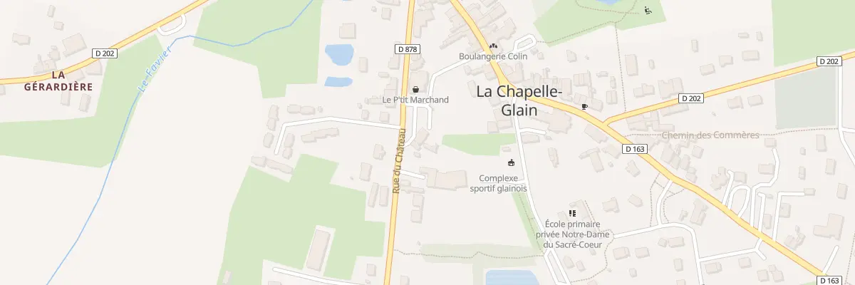 Plan du 15 Rue du Château à La Chapelle-Glain