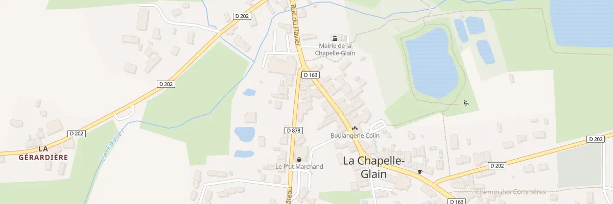Plan du 9 Rue du Château à La Chapelle-Glain