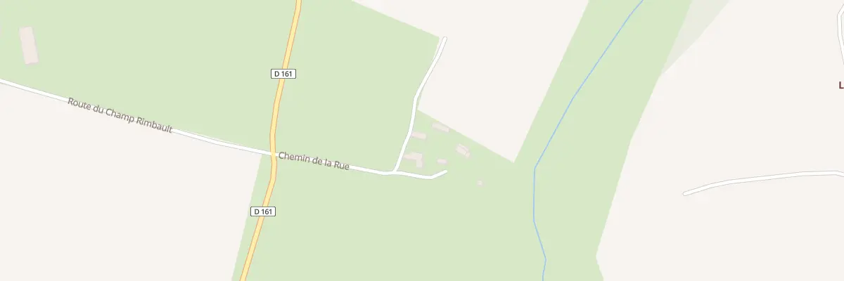Plan du 6 Che de la Rue - Mesnil Thebaul à Isigny-le-Buat