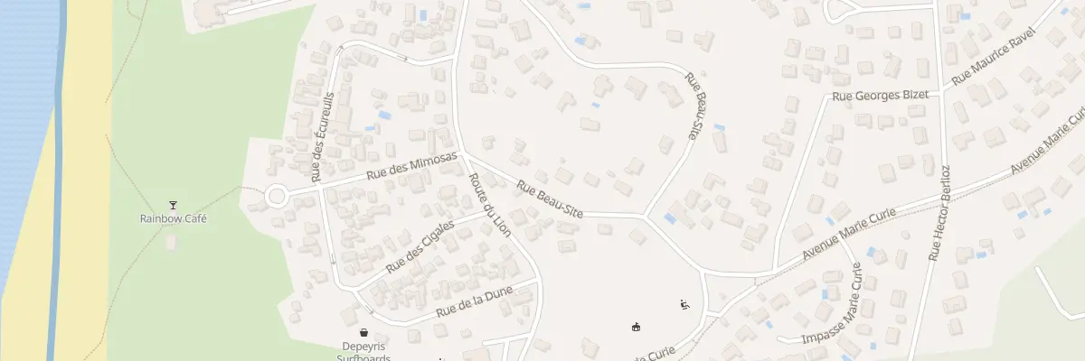 Plan du 26 Rue Beau-site à Lacanau