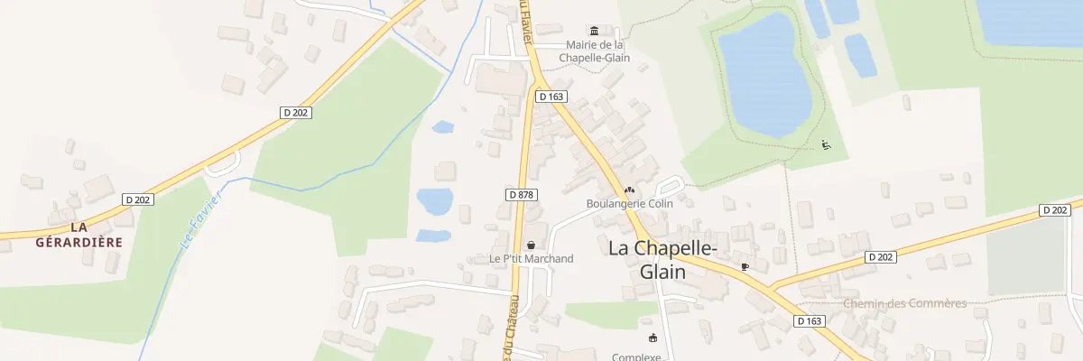 Plan du 13 Rue du Château à La Chapelle-Glain