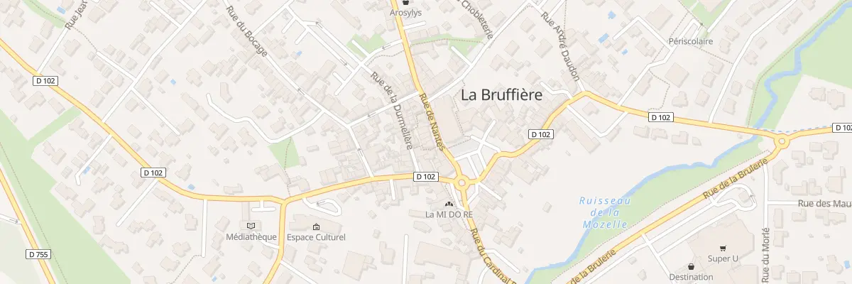 Plan du 5 Rue de nantes à La Bruffière