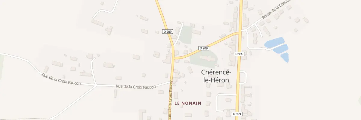 Plan du 1 Rte de la Croix-faucon à Chérencé-le-Héron