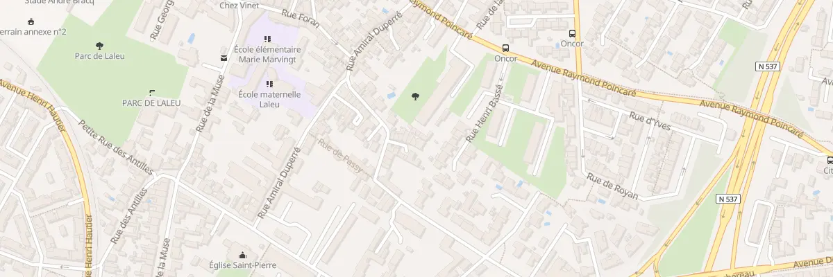 Plan du 11E Rue Doriole à La Rochelle