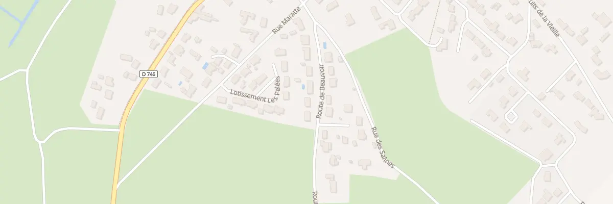 Plan du 10 Rte de Beauvoir à Triaize