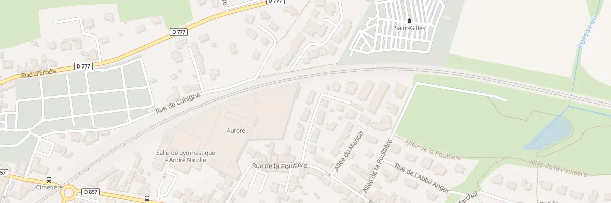 Plan du 11 Imp de la Poultière à Vitré