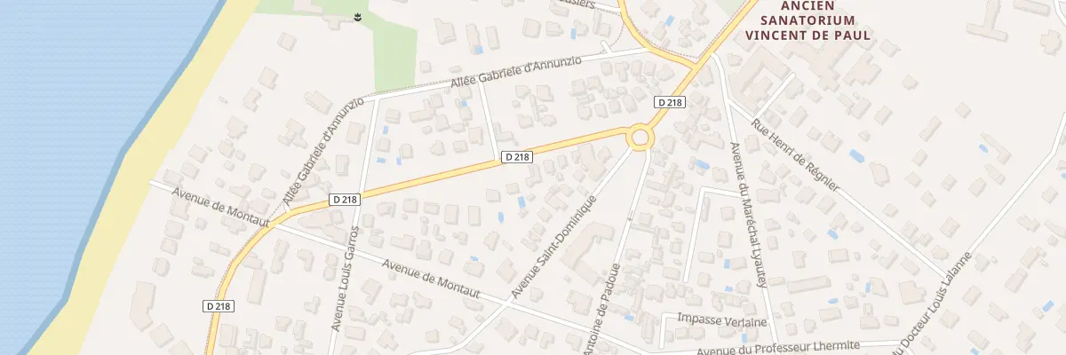 Plan du 184 Bd de la Cote d’Argent à Arcachon