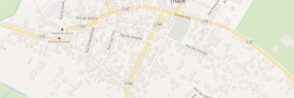 Plan du 15 Rue nationale à Triaize