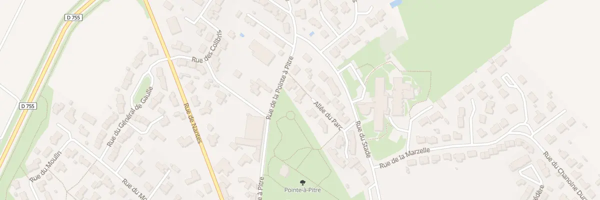 Plan du 5 All du Parc à La Bruffière