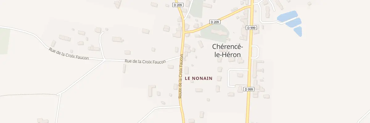 Plan du 7 Rte de la Croix-faucon à Chérencé-le-Héron