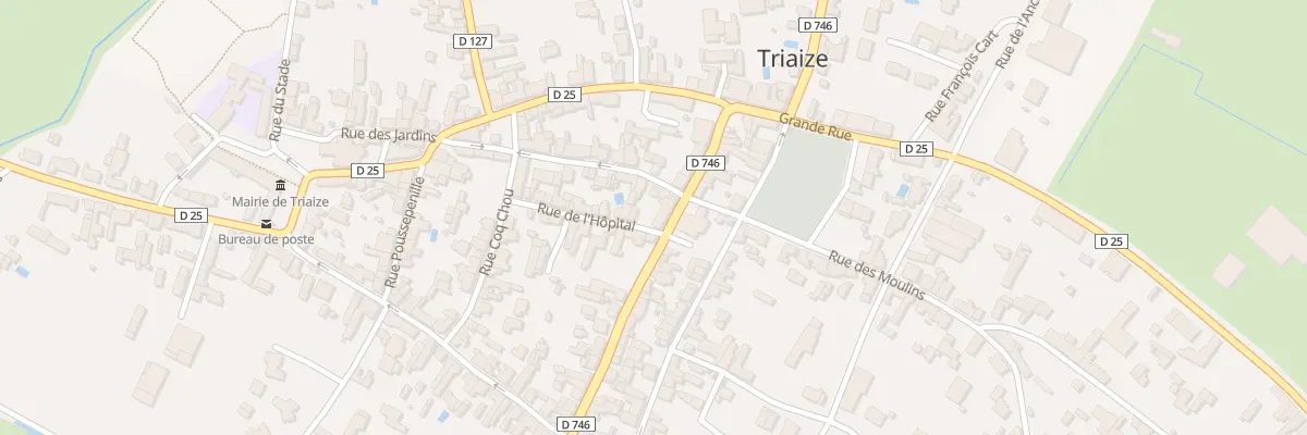 Plan du 8 Rue nationale à Triaize
