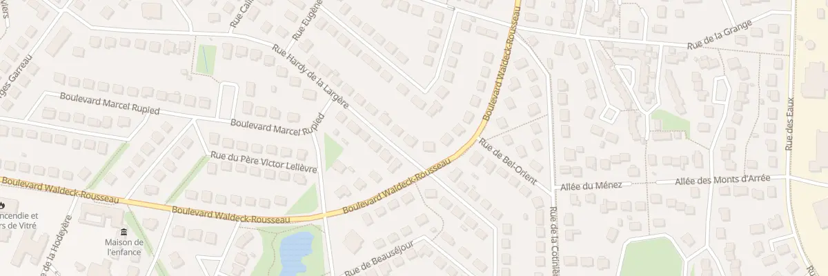Plan du 35 Rue Hardy de la Largère à Vitré