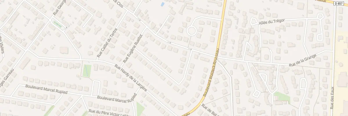 Plan du 50 Rue du Pre Clos à Vitré