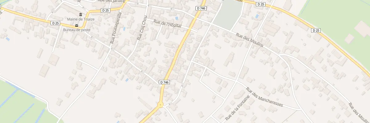 Plan du 6T Rue de la douve baron à Triaize