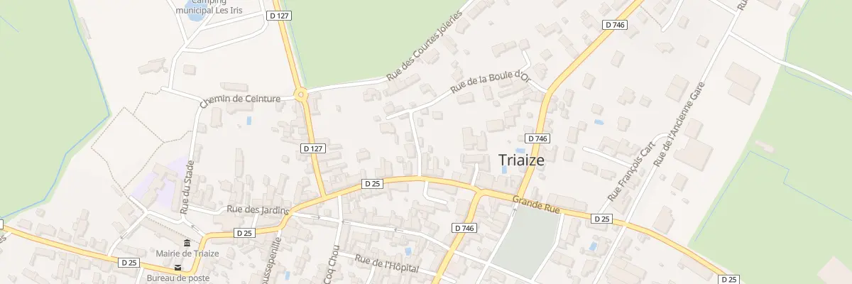 Plan du 21 Grande rue à Triaize