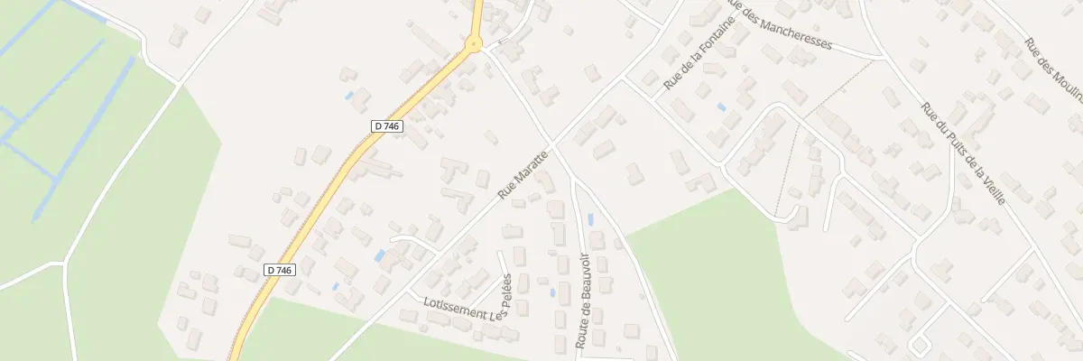 Plan du 2B Rte de Beauvoir à Triaize