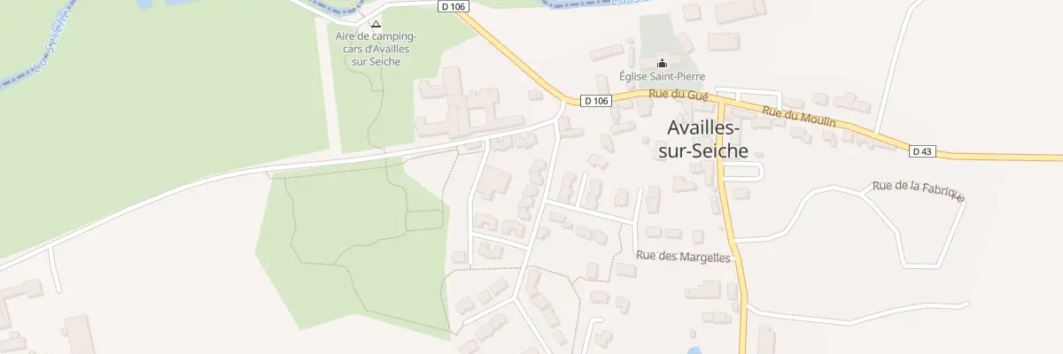 Plan du 4 Rue des Lavandières à Availles-sur-Seiche