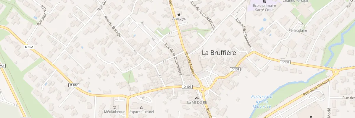 Plan du 12 Rue de la durmelière à La Bruffière