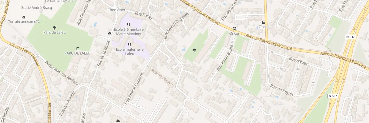 Plan du 9 Rue Doriole à La Rochelle