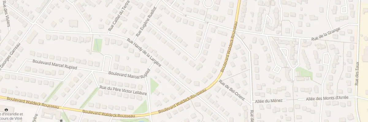 Plan du 13 Rue Emile Ragot à Vitré