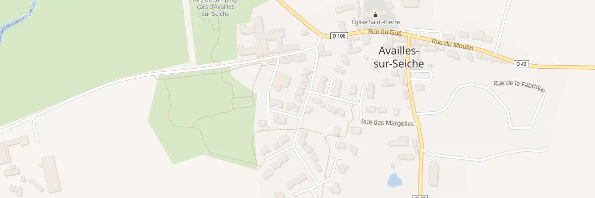 Plan du 10 Rue des Lavandières à Availles-sur-Seiche