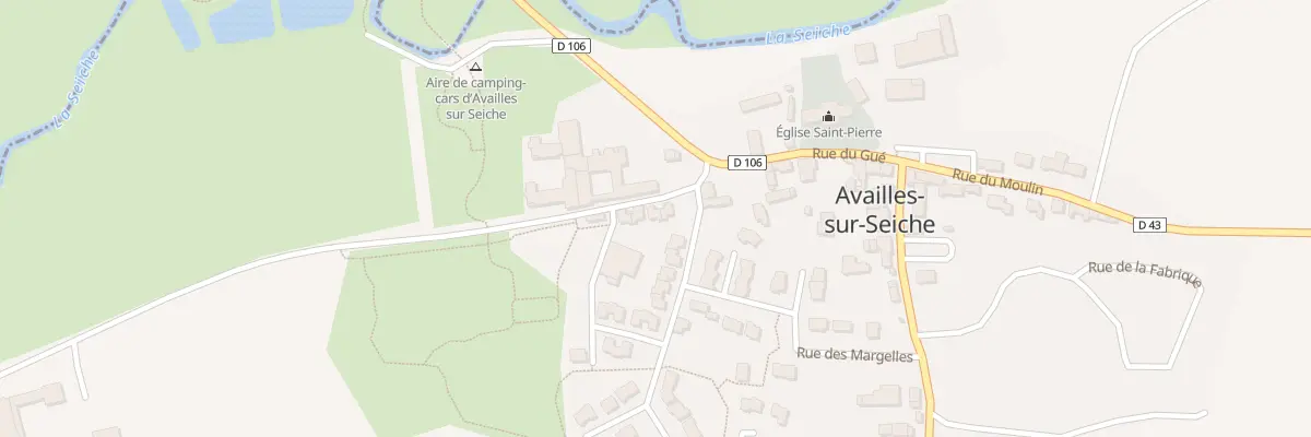 Plan du 3 Rue du Puits Geffrard à Availles-sur-Seiche