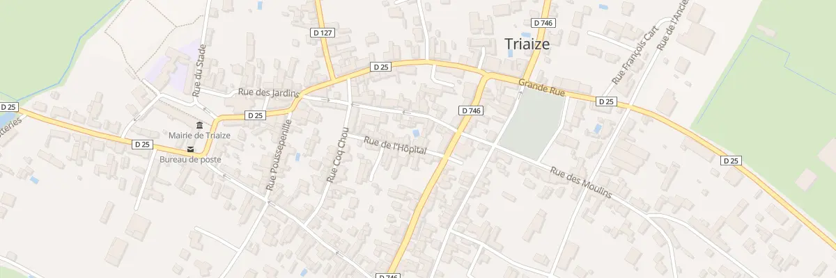 Plan du 9 Rue de l’hôpital à Triaize