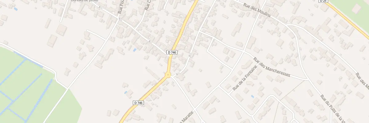 Plan du 12 Rue de la douve baron à Triaize