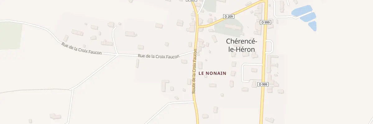 Plan du 26A Rte de la Croix-faucon à Chérencé-le-Héron