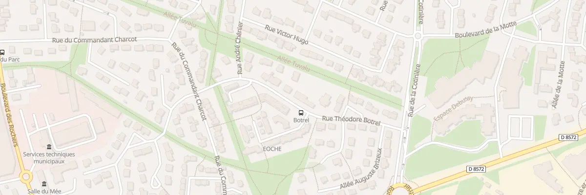 Plan du 13 Rue Théodore Botrel à Vitré