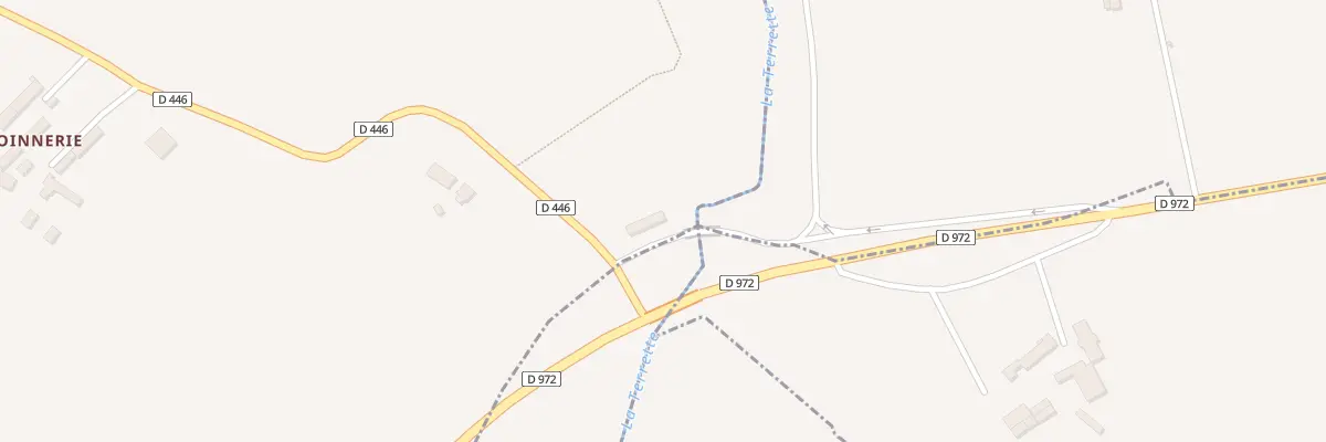 Plan du 1 Le Pont de Terrette au Mesnil-Amey