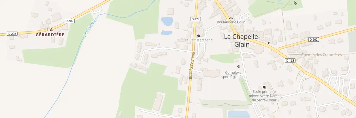 Plan du 20 Rue du Château à La Chapelle-Glain