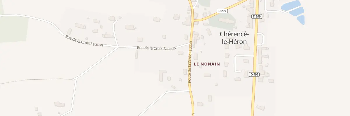 Plan du 9001 Rte de la Croix-faucon à Chérencé-le-Héron