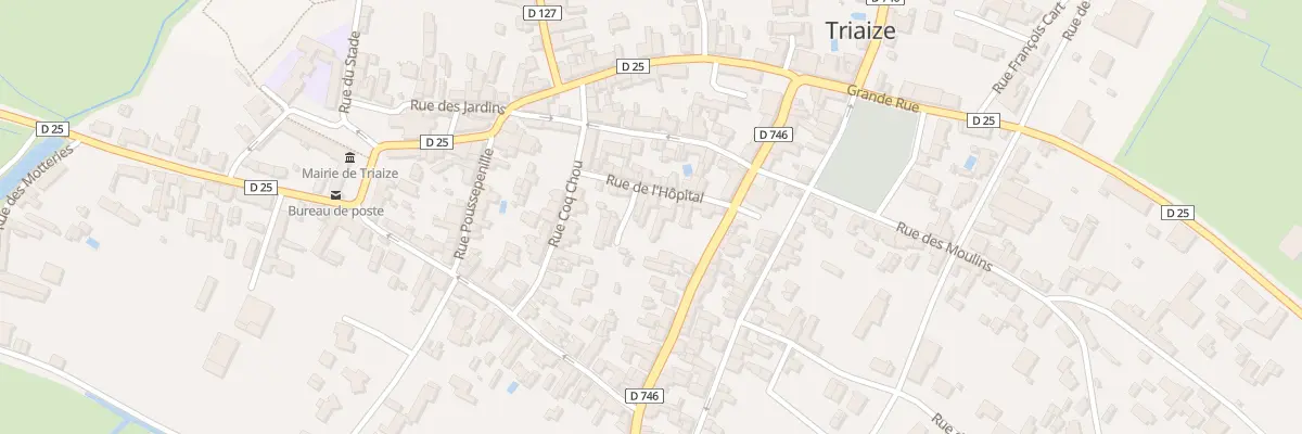Plan du 6 Rue de l’hôpital à Triaize