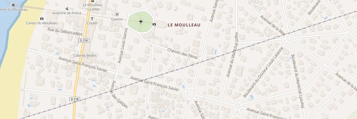Plan du 9 Che des Peres à Arcachon