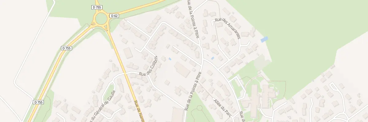Plan du 35 Rue pointe à pitre à La Bruffière
