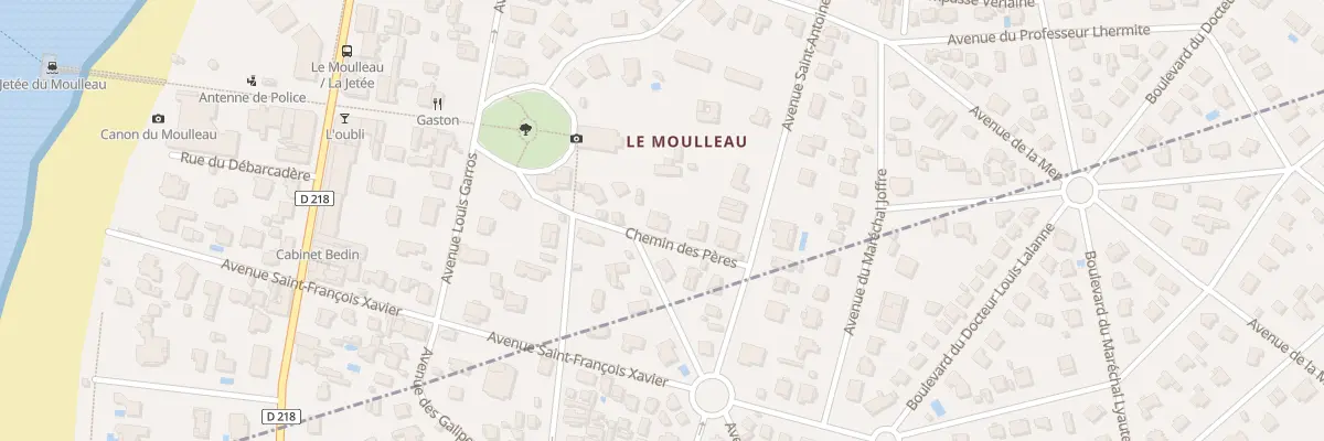 Plan du 8 Che des Peres à Arcachon