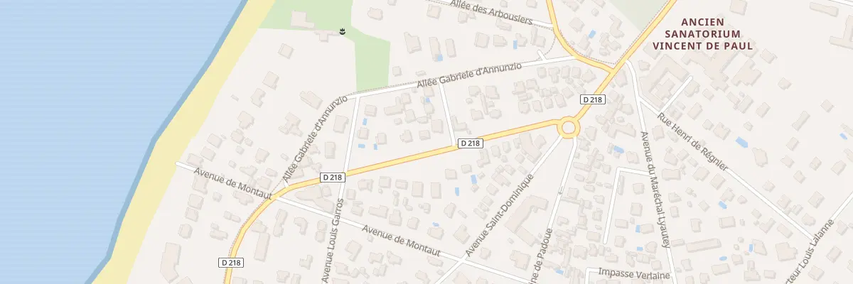 Plan du 221B Bd de la Cote d’Argent à Arcachon