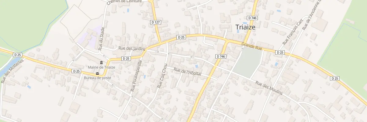 Plan du 14 Rue des jardins à Triaize