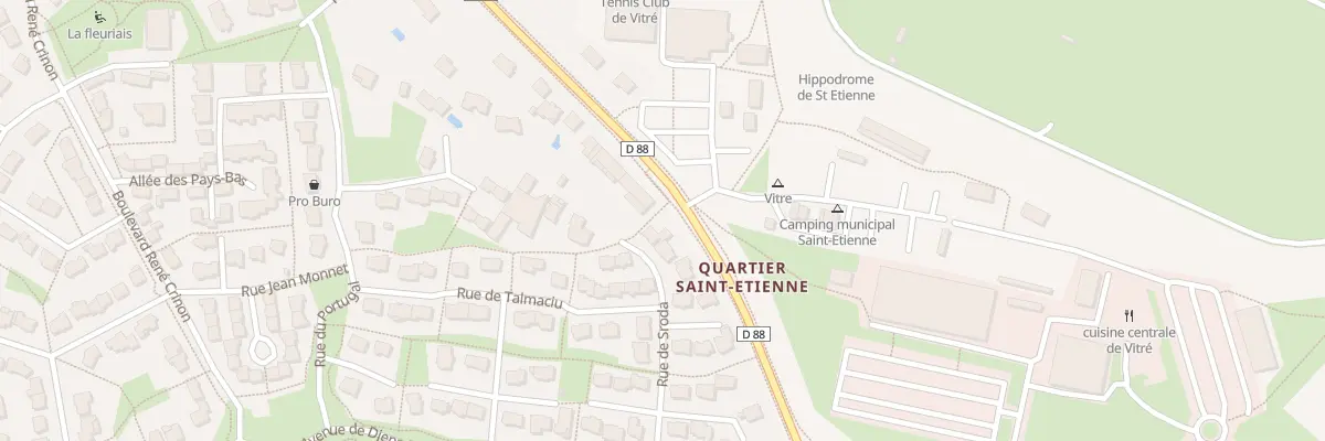Plan du 6 Rue de Sroda à Vitré